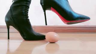 boots trample eggs