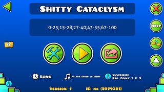 Очень жёсткий Shitty Cataclysm... Часть 2... Хорошие рекорды... Geometry Dash 2.11 [18]