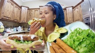 HOTDOG 99% VEGAN MAKAN MALAM YUM YUMMYYYY