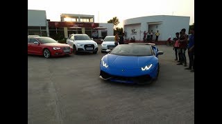 LAMBORGHINI HURACAN ACCELERATION || PORSCHE JAGUAR AUDI LOUD EXHAUSTS || SUPERCAR RIDE || CCD