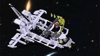 Lego Technic Set 8480 - Space Shuttle CAD Animation