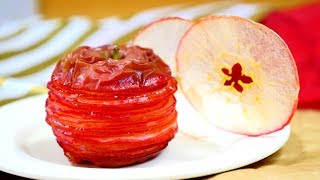 Apple Crisp Mille-feuille 紅玉りんごチップスミルフィーユ
