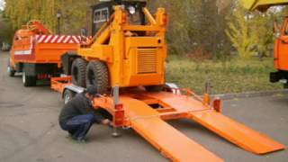 Прицеп-автовоз для перевозки bobcat