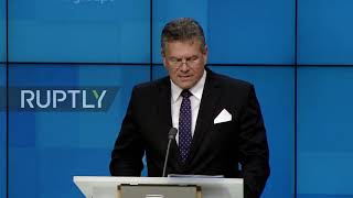 Belgium: EU proposing 'set of strong sanctions' on Russia - EC vice-pres Sefcovic