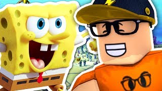 PLAYING ROBLOX WITH SPONGEBOB!!
