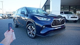 2020 Toyota Highlander XLE: Start Up, Test Drive, Walkaround and Review