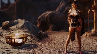 Outfit  Arethel from BDO HDT  PE Skyrim LE for CBBE body (part 2)