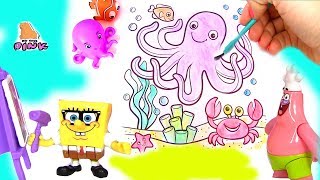Spongebob Губка Боб Квадратные Штаны УЧИТСЯ РИСОВАТЬ! Мультик - Видео для Детей | Май Тойс Пинк