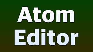 Atom Editor - 아톰 편집기 설치부터 FTP 연결까지