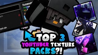 TOP 3 BEDWARS YOUTUBER TEXTURE PACKS?! DIE BESTEN BEDWARS TEXTURE PACKS VON YOUTUBERN!!!