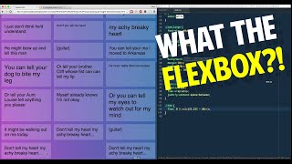 Flexbox Equal height columns and leftover elements! - Tutorial 18 of 20 ?