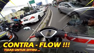 POLISINYA KAGET !!! GUE CONTRA-FLOW | ESCAM #36