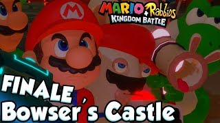 ABM: Mario+Rabbids Kingdom Battle!! MEGADRAGONBOWSER!! FINALE!! Bowser Castle!! HD