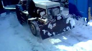 Мини трактор с двигателем ВАЗ 2103
