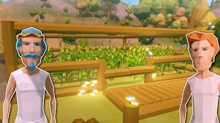 BUILDING A SURVIVAL FARM! - Ylands Multiplayer Gameplay & Update