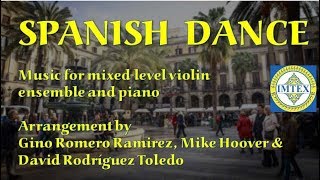 Spanish Dance, arr. for 3 violins & piano - IMTEX Conference 2018
