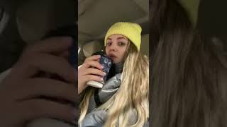 Саша Артемова в прямом эфире 28.01.2020. Гуляли в парке.