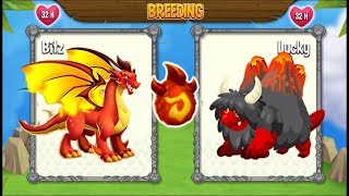 Dragon City: New Flame Dragon vs Volcano Dragon [EXCLUSIVE BREEDING]
