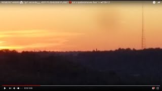 Nibiru moon (Huge) finally  caught  on live video proof no smudge or bug 10/2/2017