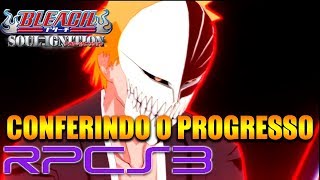 BLEACH: SOUL RESURRECTION em 4K (RPCS3) | CONFERINDO O PROGRESSO NO EMULADOR DE PS3