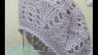 Школа вязания: Как связать ажурный берет. ч 10