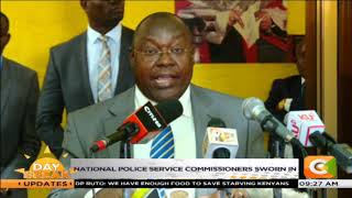 National Police Service Commissioners sworn in