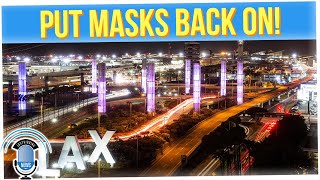 LA Reinstates Mask Mandate for LAX, Public Transport, Uber