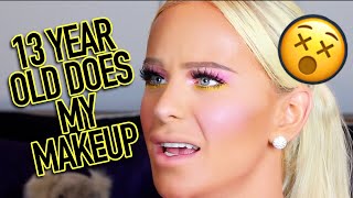 13 YEAR OLD DOES MY MAKEUP | Gigi