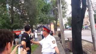 Пожар в Алматы Взорвался в ДТП Бензовоз на Калинина Сейфулина part4