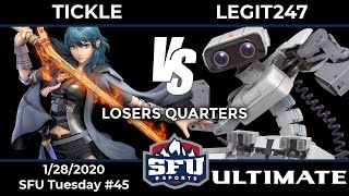 SFU Tuesday #45: Tickle (Byleth) vs Legit247 (Donkey Kong, ROB) - Losers Quarters