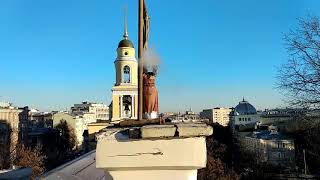 Гибкий дымоход для камина