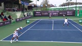 2013안동오픈테니스남자복식결승김성관김현준/설재민송민규1세트