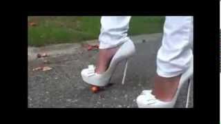 Girl in crushing heels #6 - foot fetish