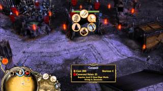 LOTR bfme rotwk gameplay mordor vs gondor  on minas morgal