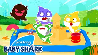 OUCH! Thief Baby Shark Got a Boo-Boo at Kindergarten | Baby Shark Stories 