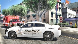 GTA 5 MODS LSPDFR 840 - CITY SHERIFF PATROL!!! (GTA 5 REAL LIFE PC MOD)
