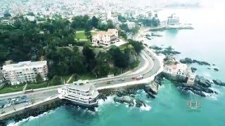 Viña del Mar desde el aire, Chile. Parte 1.