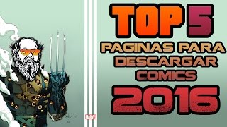 Top 5 - Páginas para descargar comics - 2016 [Segunda parte]