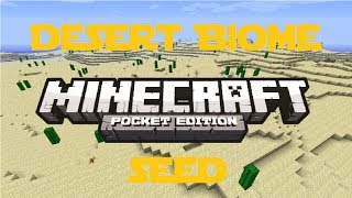 Incredible Desert Biome Seed Review! - Minecraft Pocket Edition
