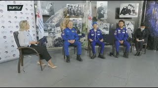 LIVE: Japanese space tourists speak after returning to Earth