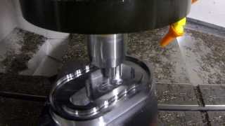 GOSIGER - OKUMA GENOS M560V-4140 STEEL 36Rc-SANDVIK-ESPRIT PROFIT MILLING-HSM