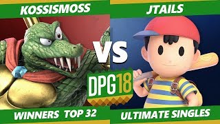 Smash Ultimate Tournament - Jtails (Ness, Snake, Diddy) Vs. KOSSismoss (K Rool) DPOTG18 SSBU WR2
