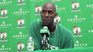 Kevin Garnett's Celtics Media Day interview