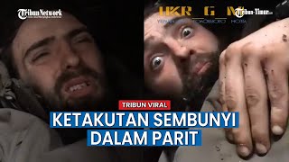 Detik Detik Tentara Ukraina Nyaris Kena Serangan Artileri, Ketakutan Sembunyi dalam Parit