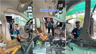 Xe ngập nước sẽ bị "lột sạch" như thế này! Một số lưu ý không thể bỏ qua khi xe bị ngập nước!