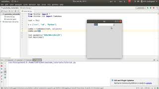 Python GUI Tutorial - 28 - Combobox - part 1