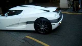 Sheik Hamdan Maktoum of Dubai parking Koenigsegg CCX