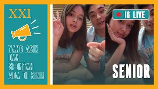 Rebecca Klopper Rela Lebam Demi Perannya di Film Senior! (IG Live -- Senior)