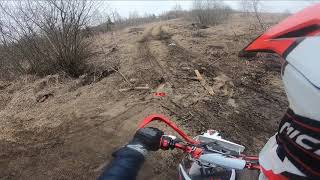 Лайтовая покатушка на питбайке #1! Lite ride on pitbike #1!