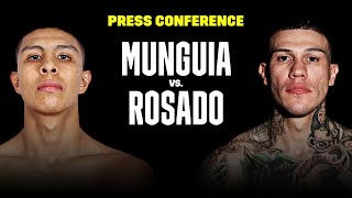 JAIME MUNGUÍA vs. GABRIEL ROSADO PRESS CONFERENCE LIVESTREAM